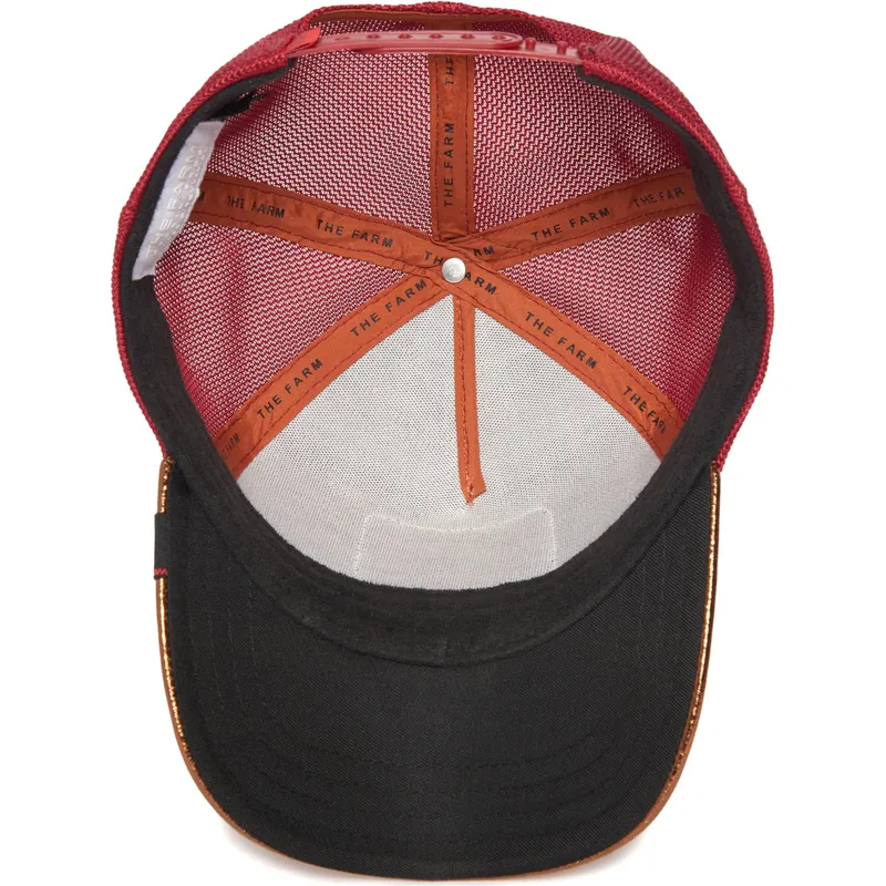 shapka-izvita-traker-oranzhev-snapbek-spotlight-metallic-the-farm-ot-goorin-bros