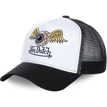 Von Dutch WHI White and Black Trucker Hat