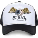hvid-og-sort-trucker-kasket-whi-fra-von-dutch