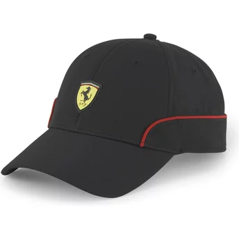 Gorra curva negra ajustable SPTWR Race B de Ferrari Formula 1 de Puma