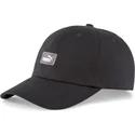 gorra-curva-negra-ajustable-essentials-iii-de-puma