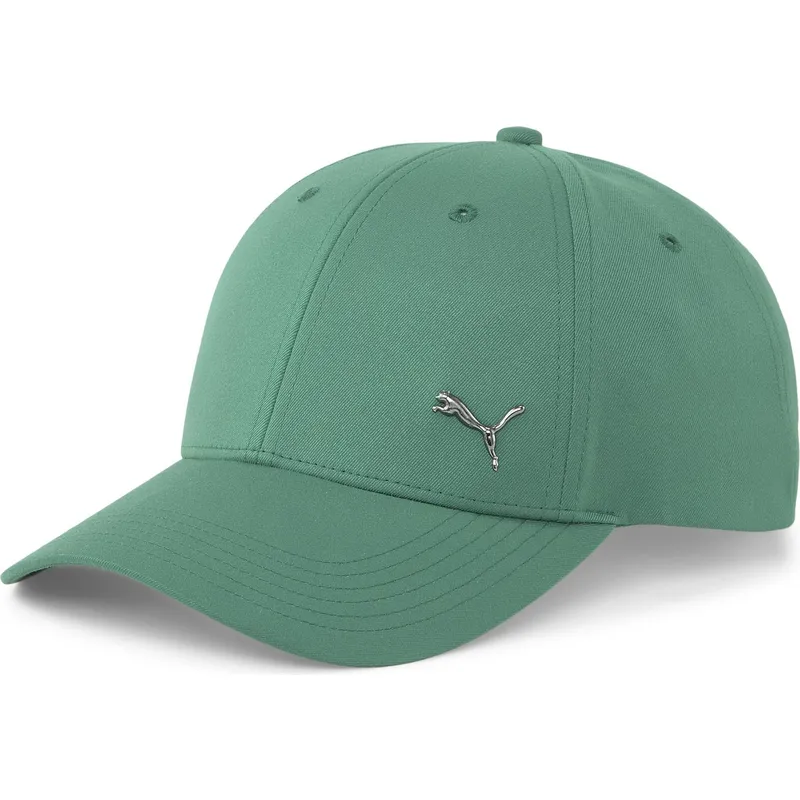 shapka-izvita-zelena-reguliruem-metal-cat-ot-puma