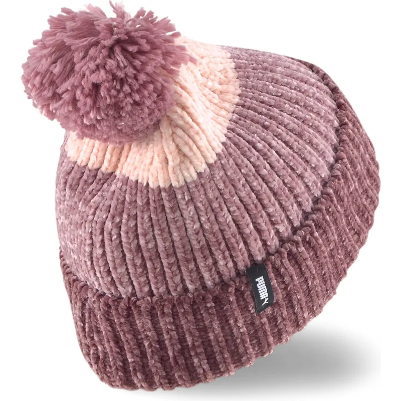 shapka-pompon-violetka-ot-puma