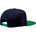 puma-flat-brim-ls-colour-block-navy-blue-and-green-snapback-cap