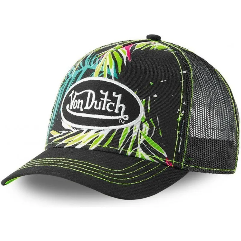 shapka-izvita-traker-cherna-snapbek-ahig-aop-ot-von-dutch