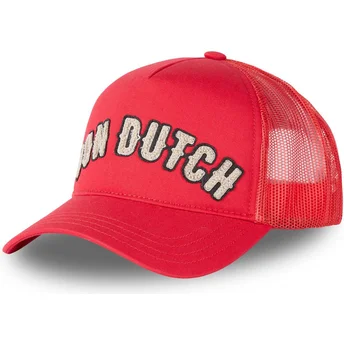 Шапка извита шапка тракер червена снапбек BUCKL R от Von Dutch