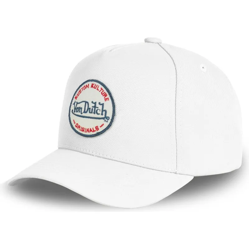 shapka-izvita-byala-snapbek-kustom-kulture-col-whi1-ot-von-dutch