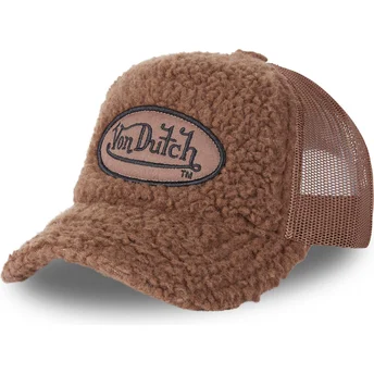 von-dutch-fur2-braune-trucker-mutze-aus-schaffell