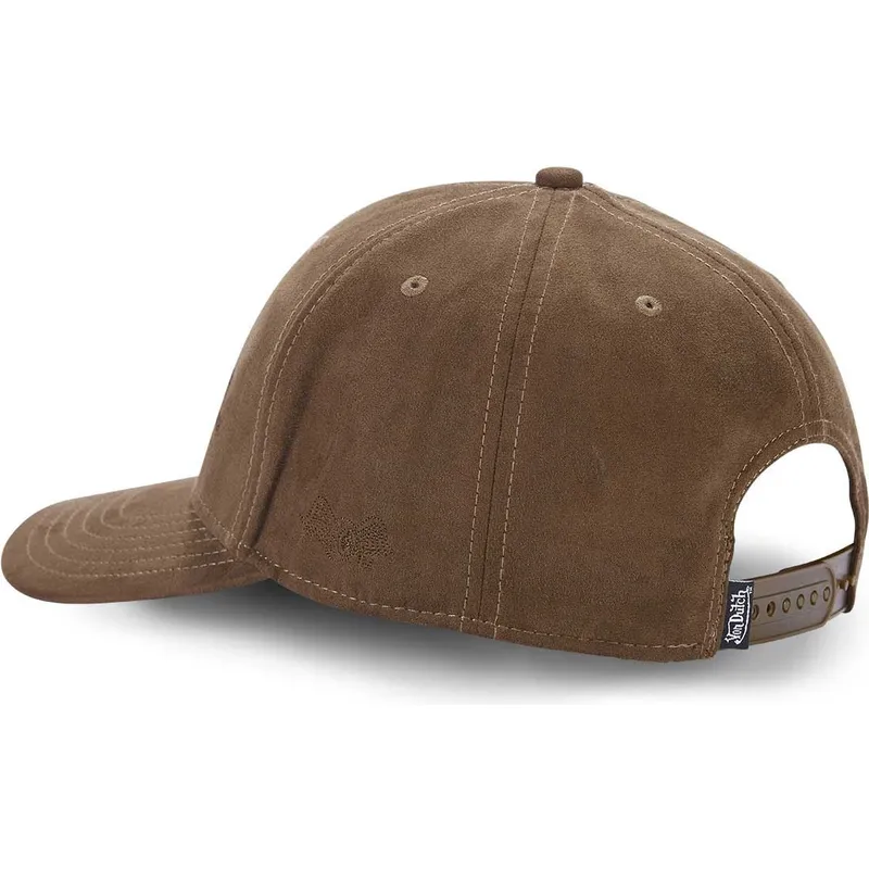 gorra-curva-marron-oscuro-snapback-suedine3-de-von-dutch
