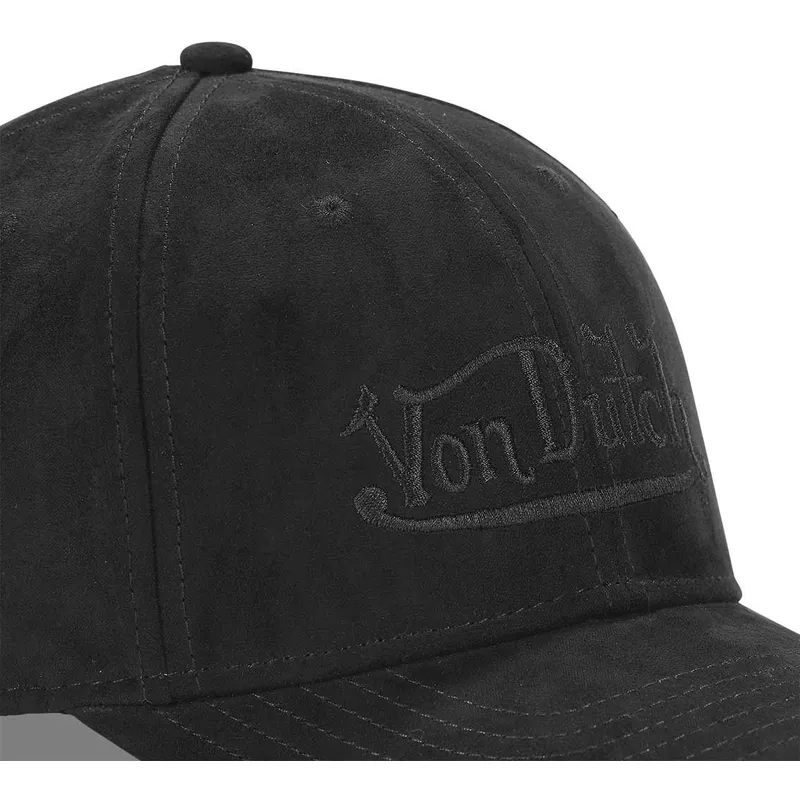 schwarze-gebogene-snapback-kappe-suedine4-von-von-dutch