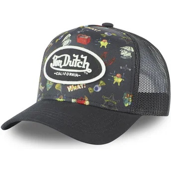 Sort trucker-kasket Tattoo TAT01 fra Von Dutch