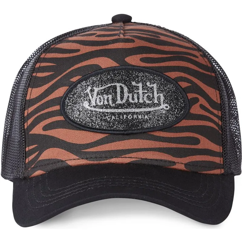 shapka-izvita-traker-cherna-snapbek-zebr-c-ot-von-dutch