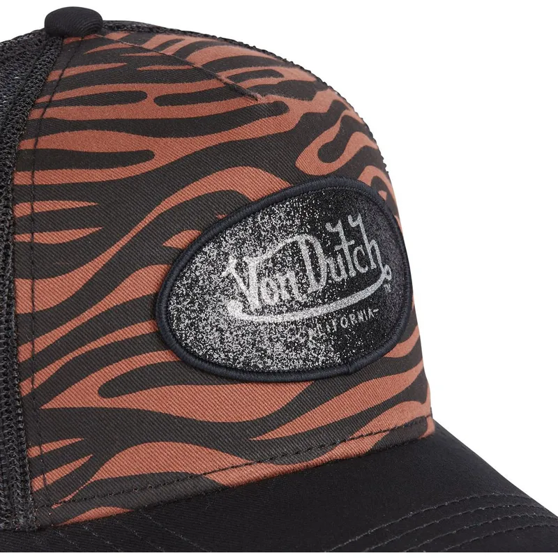 shapka-izvita-traker-cherna-snapbek-zebr-c-ot-von-dutch