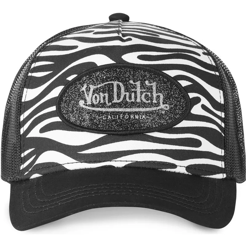 shapka-izvita-traker-cherna-snapbek-zebr-wnr-ot-von-dutch