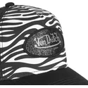 shapka-izvita-traker-cherna-snapbek-zebr-wnr-ot-von-dutch