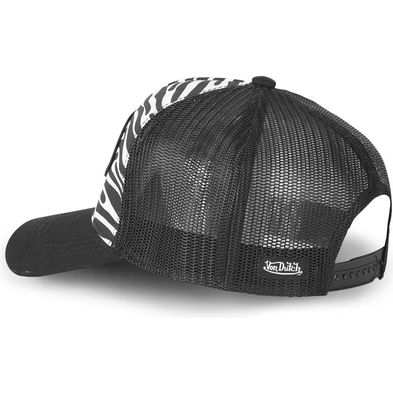 shapka-izvita-traker-cherna-snapbek-zebr-wnr-ot-von-dutch