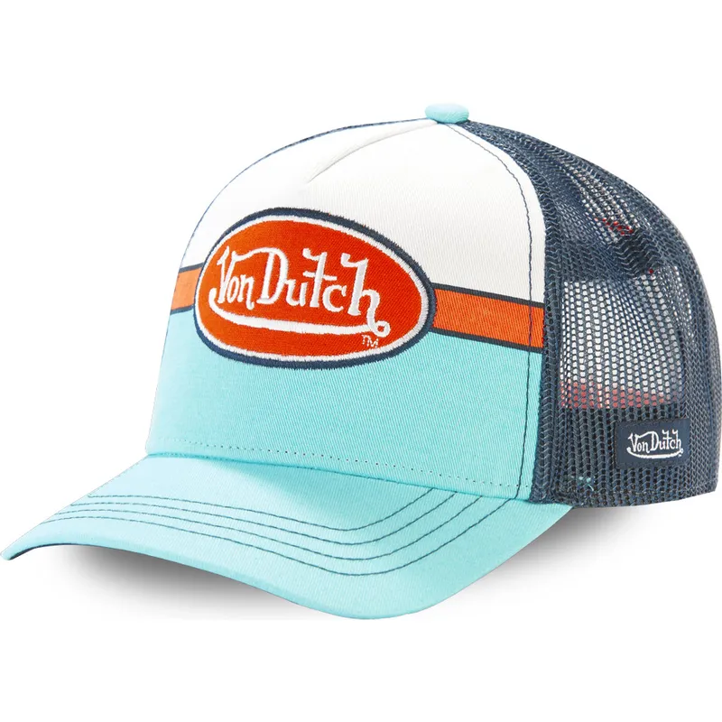 von-dutch-apil-blu-sinya-byala-i-oranzheva-shapka-traker