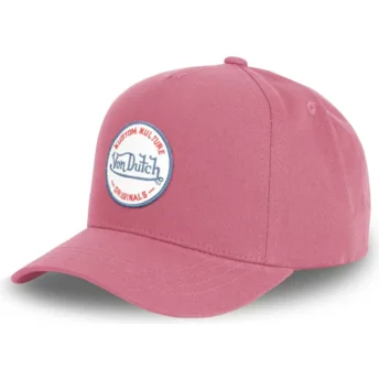 Dunkelrote Snapback-Kappe mit gebogenem Schirm Kustom Kulture COL RASP von Von Dutch