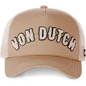 shapka-izvita-traker-bezhov-snapbek-buckl-be-ot-von-dutch