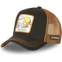capslab-looney-tunes-spe3-speedy-gonzales-schwarze-und-braune-trucker-kappe