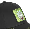 schwarze-verstellbare-curved-cap-rick-sanchez-casb-ri2-rick-und-morty-von-capslab