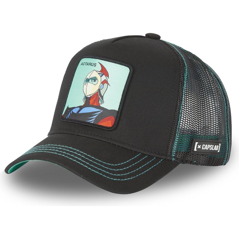 capslab-daisuke-duke-fleed-cas-act1-robot-grendizer-black-trucker-hat