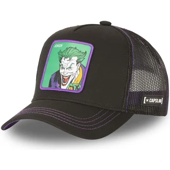 Schwarze Trucker-Kappe Joker JOK1 DC Comics von Capslab
