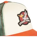 gorra-trucker-beige-verde-y-naranja-bugs-bunny-y-pato-lucas-lo2-looney-tunes-de-capslab