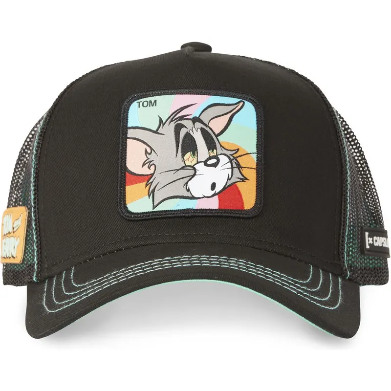 shapka-izvita-traker-cherna-snapbek-to5-tom-looney-tunes-ot-capslab