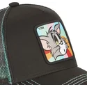 schwarze-trucker-kappe-tom-to5-looney-tunes-von-capslab
