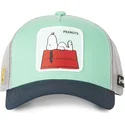 shapka-izvita-traker-zelena-snapbek-pe2-snoopy-fstci-ot-capslab