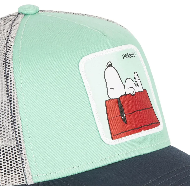 shapka-izvita-traker-zelena-snapbek-pe2-snoopy-fstci-ot-capslab
