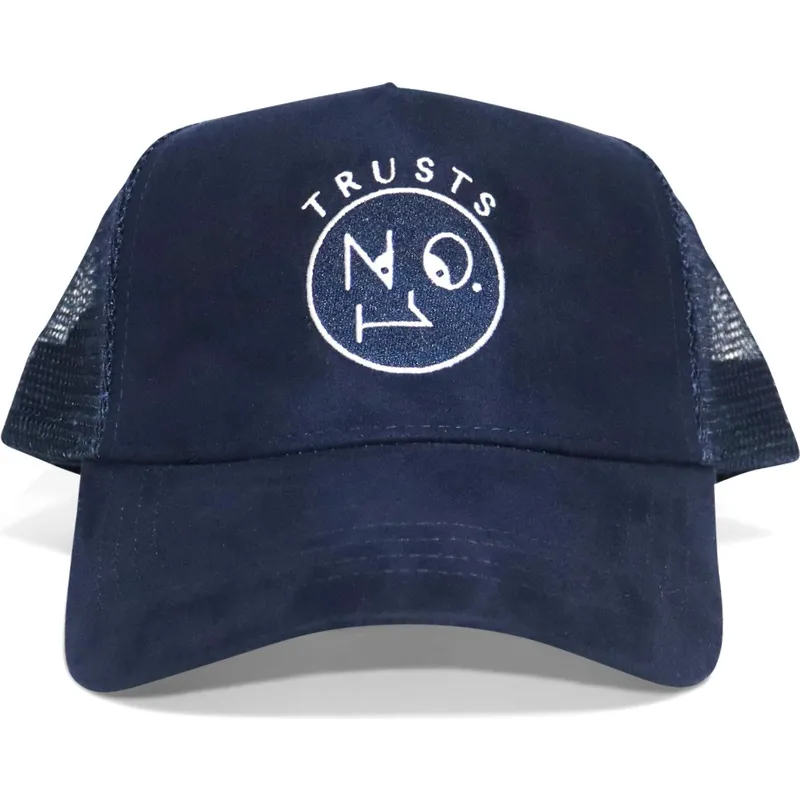 shapka-izvita-traker-tmnosin-snapbek-trusts-no1-suede-navy-white-ot-the-no1-face