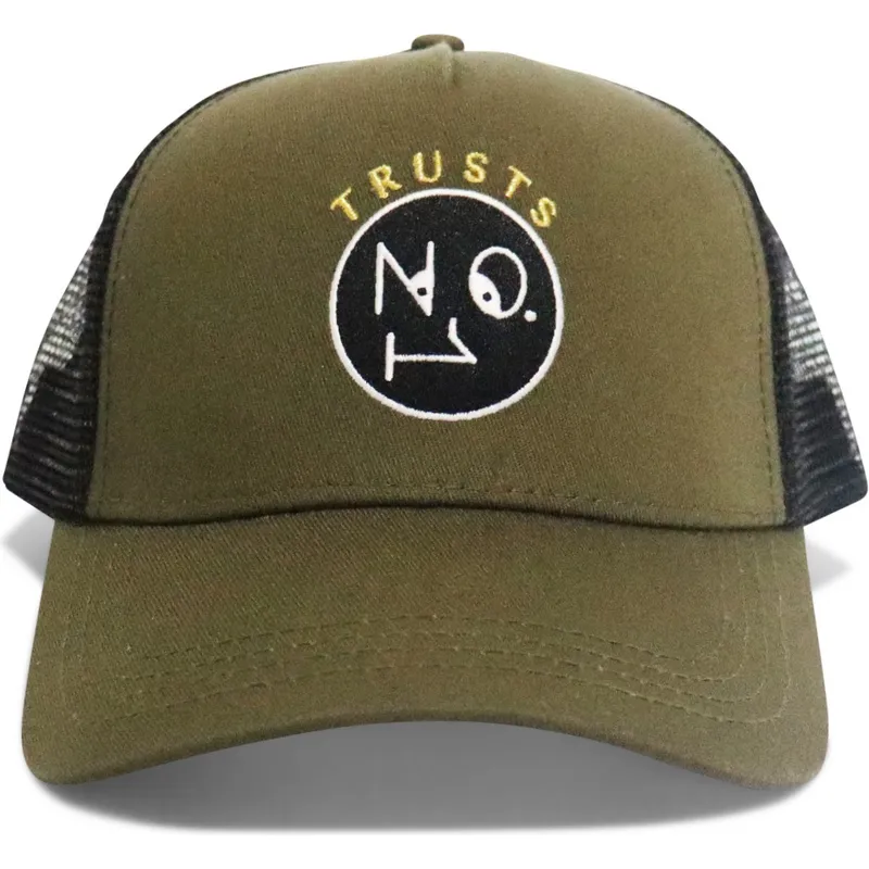 shapka-izvita-traker-zelena-snapbek-trusts-no1-black-gold-ot-the-no1-face