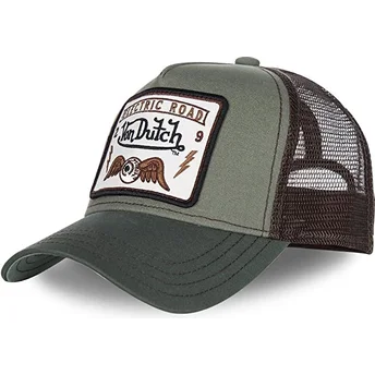 Шапка trucker зелена SQUARE6 от Von Dutch