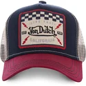 trucker-kasket-marinebla-hvid-og-rod-square16-fra-von-dutch