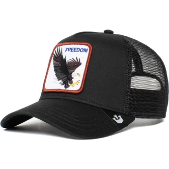 goorin-bros-freedom-adler-schwarze-trucker-kappe