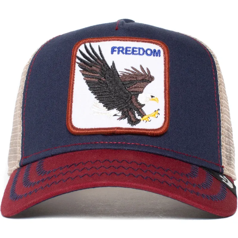 shapka-izvita-traker-tmnosin-snapbek-the-freedom-eagle-the-farm-ot-goorin-bros