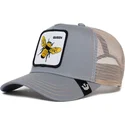 shapka-izvita-traker-siv-snapbek-the-queen-bee-the-farm-ot-goorin-bros