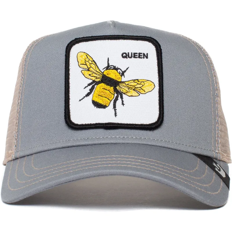 shapka-izvita-traker-siv-snapbek-the-queen-bee-the-farm-ot-goorin-bros