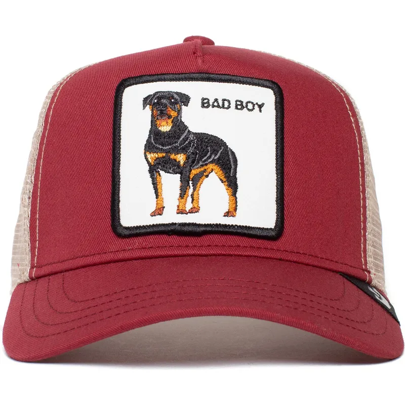 shapka-izvita-traker-chervena-snapbek-the-baddest-boy-the-farm-ot-goorin-bros