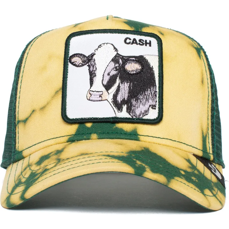 shapka-izvita-traker-zelena-snapbek-cash-acid-cow-the-farm-ot-goorin-bros
