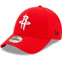 shapka-izvita-chervena-reguliruem-9forty-the-league-na-houston-rockets-nba-ot-new-era