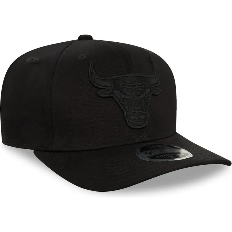 shapka-izvita-cherna-snapbek-9fifty-tonal-stretch-snap-na-chicago-bulls-nba-ot-new-era