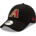 shapka-izvita-cherna-reguliruem-9forty-the-league-na-arizona-diamondbacks-mlb-ot-new-era