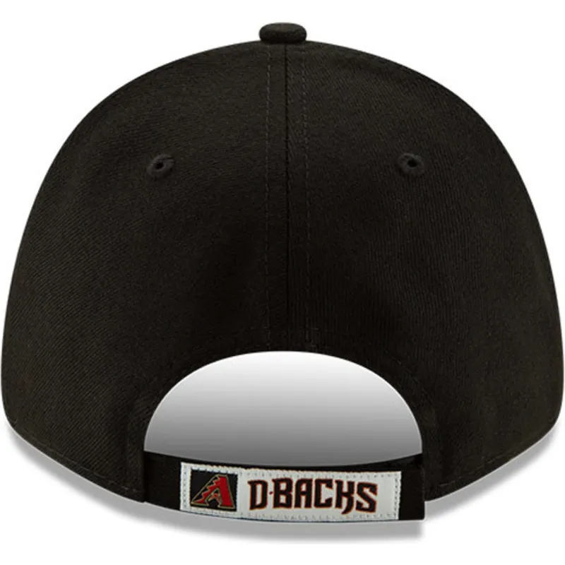 shapka-izvita-cherna-reguliruem-9forty-the-league-na-arizona-diamondbacks-mlb-ot-new-era