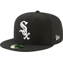 shapka-ploska-cherna-prilepnala-59fifty-authentic-on-field-game-na-chicago-white-sox-mlb-ot-new-era