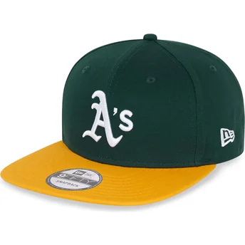 shapka-ploska-zelena-snapback-y-9fifty-essential-na-oakland-athletics-mlb-ot-new-era