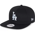schwarze-flache-9fifty-essential-snapback-cap-der-los-angeles-dodgers-mlb-von-new-era