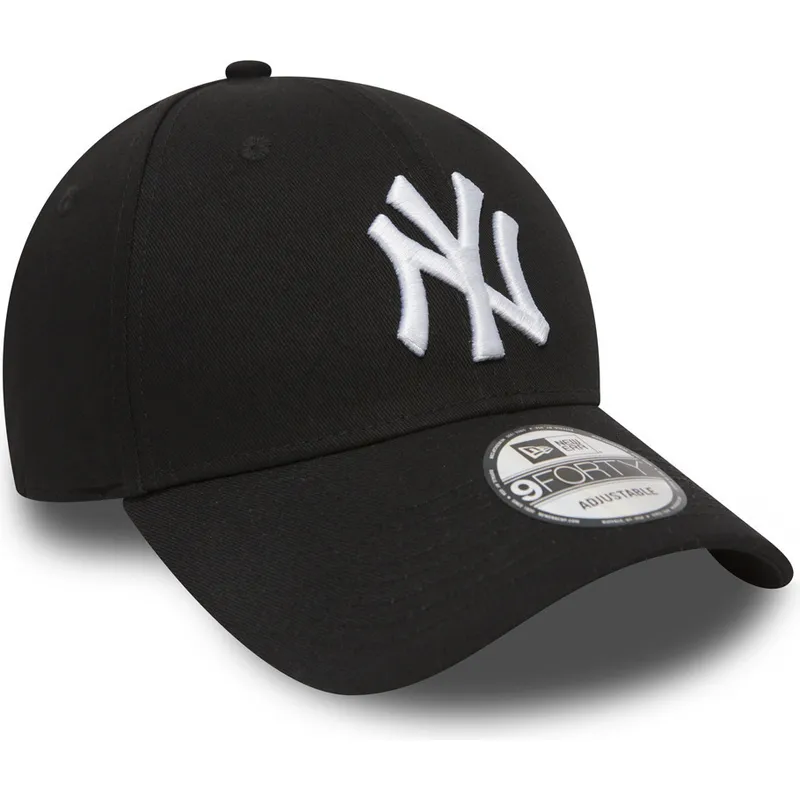 shapka-izvita-cherna-reguliruema-9forty-essential-na-new-york-yankees-mlb-ot-new-era
